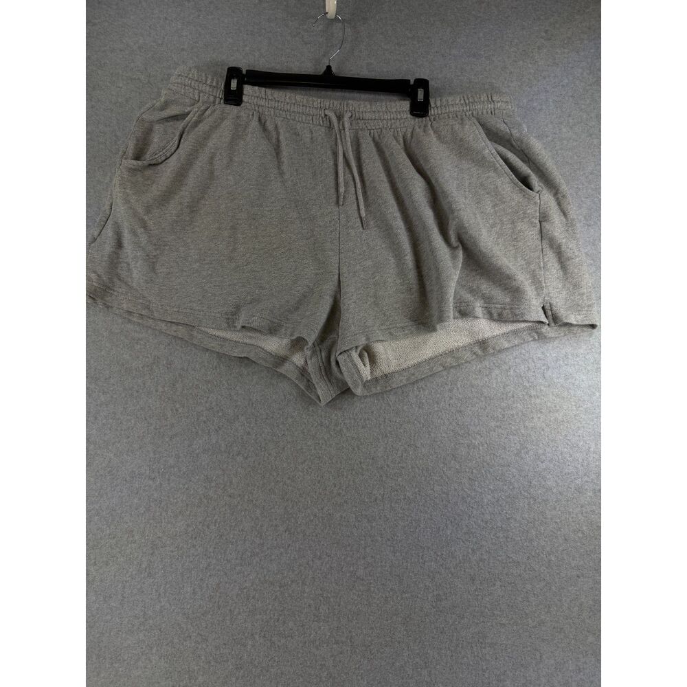 Old Navy Women’s XXL Heather Gray Drawstring Sweat Lounge Shorts 3734